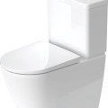 Дно унитаза Duravit D-Neo Rimless, 370х650 мм, без крышки, универсальный слив, белое