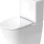 Нижняя часть унитаза Duravit D-Neo Rimless, 370х650 мм, универсальный слив, белый