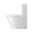 Дно унитаза Duravit D-Neo Rimless, 370х650 мм, без крышки, универсальный слив, белое
