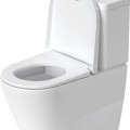 Дно унитаза Duravit D-Neo Rimless, 370х650 мм, без крышки, универсальный слив, белое
