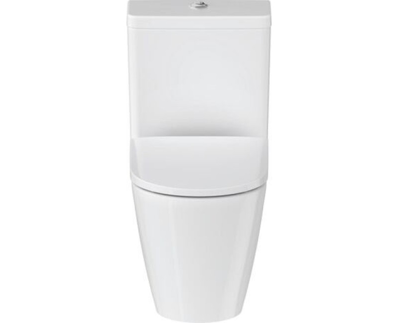 Дно унитаза Duravit D-Neo Rimless, 370х650 мм, без крышки, универсальный слив, белое