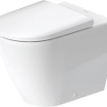 Tualetes pods Duravit D-Neo Rimless, ar vāku QR/SC, 370x580 mm, balts