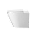 Tualetes pods Duravit D-Neo Rimless, ar vāku QR/SC, 370x580 mm, balts