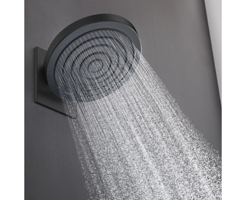 Dušo galva Hansgrohe Pulsify 260 2jet, su laikikliu matinė juoda