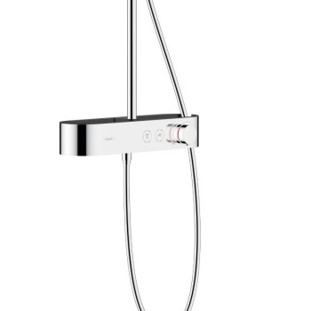 Dušas sistēma Hansgrohe Relaxation ar termostatu ShowerTablet Select 400, Hromēta