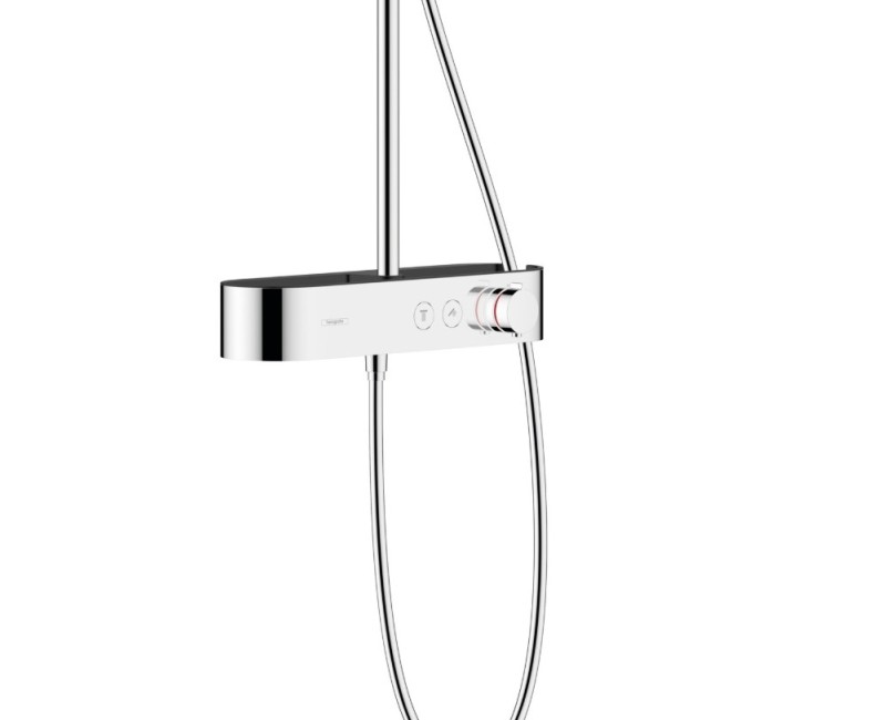 Dušo sistema Hansgrohe Relaxation su termostatu ShowerTablet Select 400, Chromuota