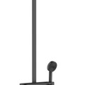 Dušas sistēma Hansgrohe Pulsify 260 2 jet ar termostatu ShowerTablet Select 400, matēta melna