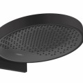 Dušas galva Hansgrohe Rainfinity 360 1jet, ar turētāju no sienas, matēta melna