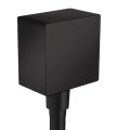 Dušo išleidimas Hansgrohe Fixfit Square, matinė juoda