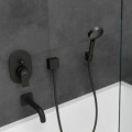 Dušo išleidimas Hansgrohe Fixfit Square, matinė juoda