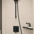 Dušo išleidimas Hansgrohe Fixfit Square, matinė juoda