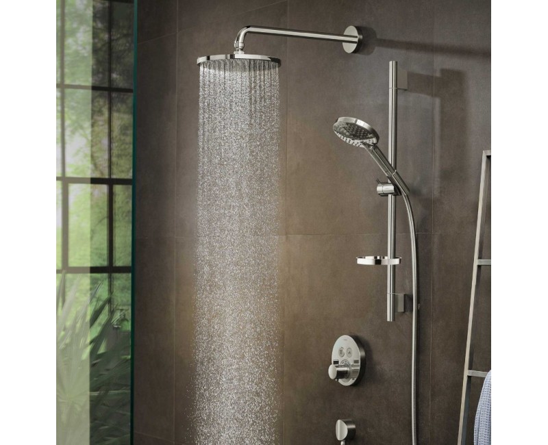Dušo galva Hansgrohe Raindance S 240 1jet P, su laikikliu ant sienos, chromas