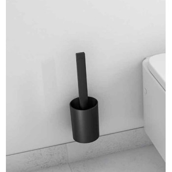 Ершик для унитаза Hansgrohe WallStoris, матовый черный