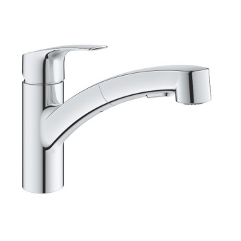 Grohe Eurosmart смеситель для кухонной раковины с выдвижной головкой, хром 30305001