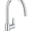 Смеситель для кухни Grohe с выдвижным душем BauEdge, хром