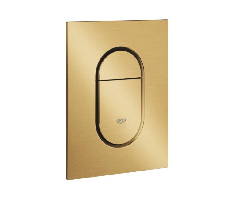 Mygtukas montavimo rėmui Grohe Arena Cosmo duo, 130x172 mm, vertikalus, brushed cool sunrise