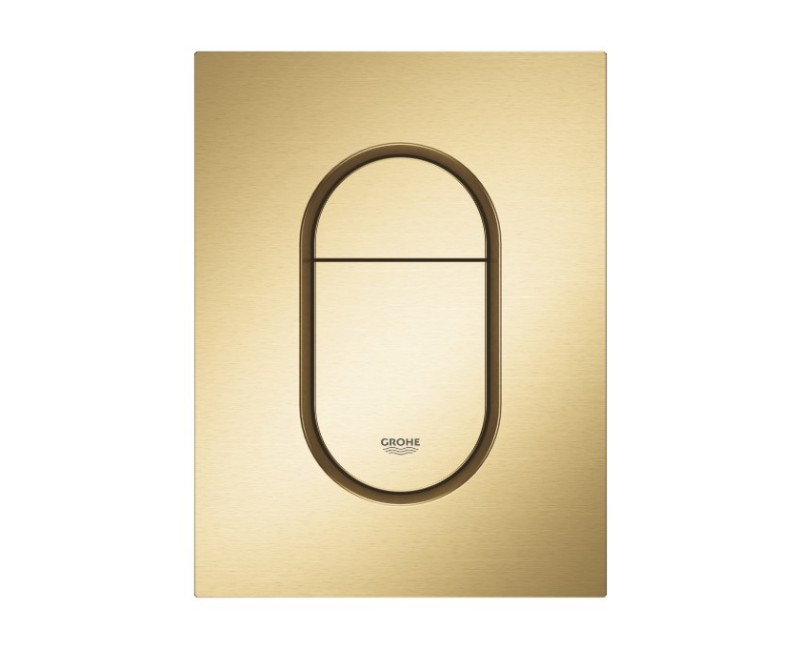 Mygtukas montavimo rėmui Grohe Arena Cosmo duo, 130x172 mm, vertikalus, brushed cool sunrise