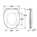 Крышка для Унитаза Grohe BauCeramic, QR/SC, белая