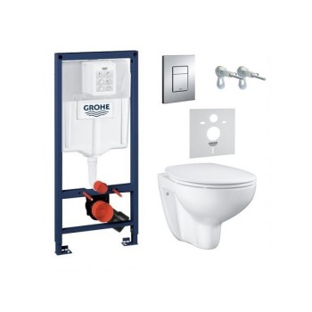 Tualetes poda komplekts Grohe WC+rāmis Solido +poga+vāks 39586000