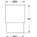 Стакан Grohe Essentials New/ Essentials Cube New