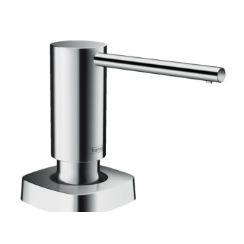Дозатор жидкого мыла Hansgrohe матовый черный 40448670