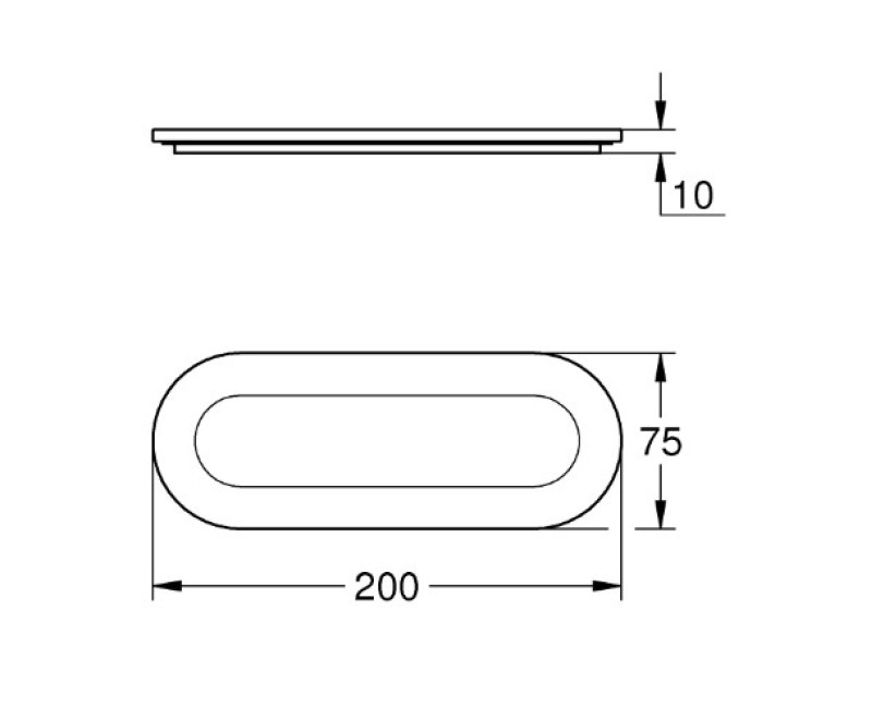 Grohe Selection muilo indas, matinio stiklo