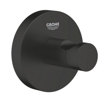 Vannas istabas āķis Grohe Start, matēts Melna