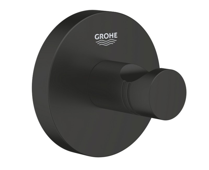 Vannas istabas āķis Grohe Start, matēts melns