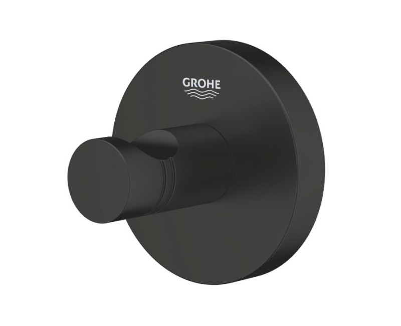 Vannas istabas āķis Grohe Start, matēts melns