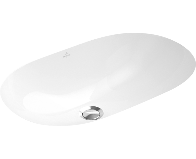 Vannos kambario kriauklė Villeroy & Boch O.novo, 530x320 mm, po stalviršiu, balta