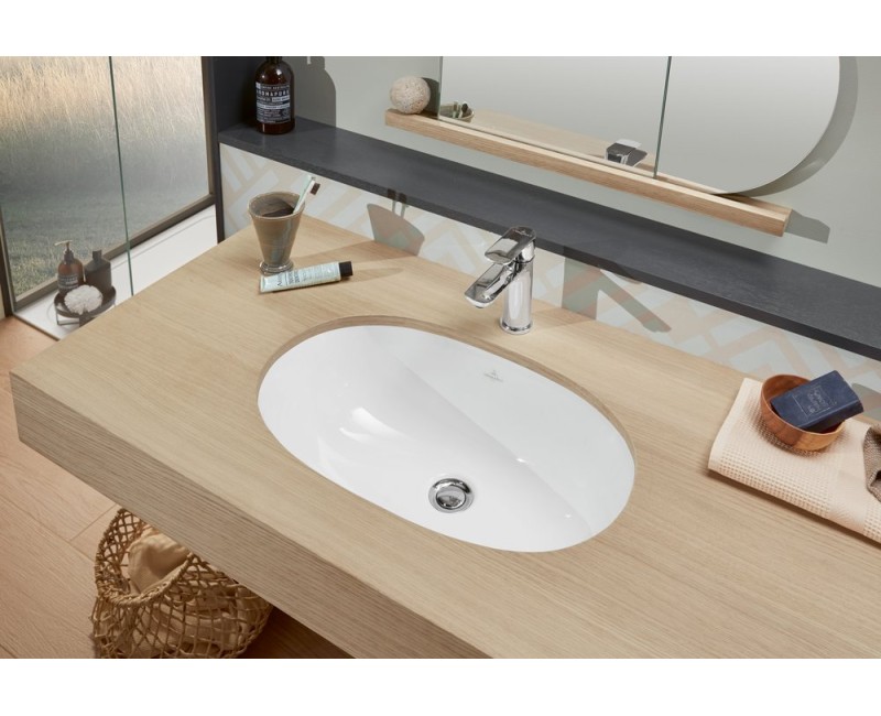 Vannos kambario kriauklė Villeroy & Boch O.novo, 530x320 mm, po stalviršiu, balta