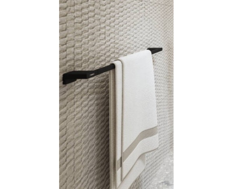 Hansgrohe AddStoris Dvieļu turētājs 65 cm, melns matēts