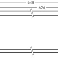 Hansgrohe AddStoris Dvieļu turētājs 65 cm, melns matēts