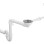 Hansgrohe D14-10 virtuvės kriauklės sifonas, 1½ x40/50 mm, balta plastmasė