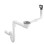 Сифон для кухонной мойки Hansgrohe D16-11, 1½x40/50 мм, выдвижной, пластик белый