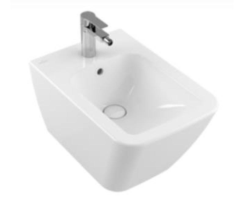 Bide Villeroy & Boch Finion, stiprināms pie sienas, 375x560 mm, SupraFix, balts CP