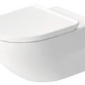 Pakabinamas tualeto indas Duravit Architec Rimless, su Soft Close dangčiu 365x575 mm, baltas