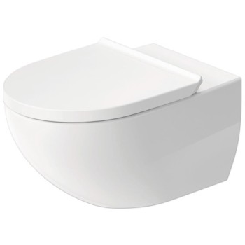 Piekaramais tualetes pods Duravit Architec Rimless, ar Soft Close vāku 365x575 mm, balts Neražo