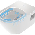 Подвесной унитазDuravit D-Neo Compact Rimless 370 x 540 мм, с крышкой, белый