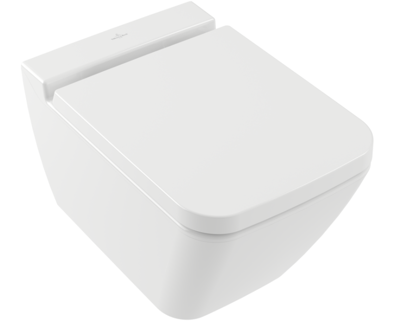 Pakabinamas tualeto puodas Villeroy & Boch Finion Rimless, 375x560 mm, SupraFix, be dangčio, DirectFlush, baltas CP