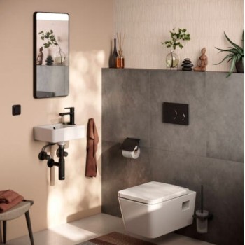 Sifons izlietnei Hansgrohe Flowstar S, 1¼ x 32 mm, misiņš, matēts melns