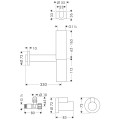 Sifons izlietnei Hansgrohe Flowstar, 1¼ x 32 mm, hromēts misiņš