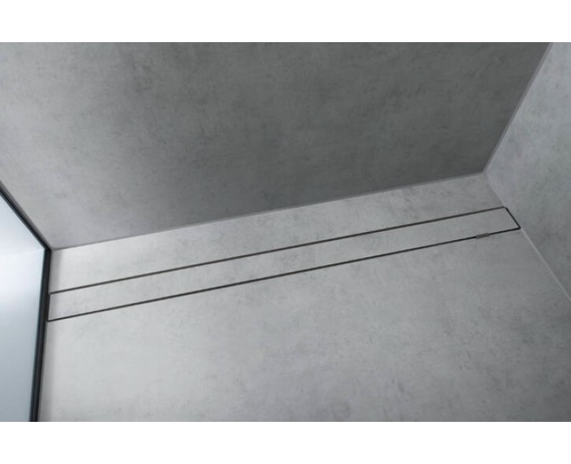 Dušo kanalas Hansgrohe RainDrain Rock, 1000 mm, pjaustomas pagal dydį ir plytelėmis dengiamos