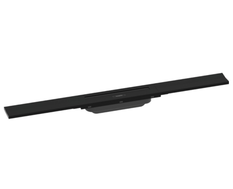 Душевой канал Hansgrohe RainDrain Flex, 800 мм, поворотный, черный матовый хром