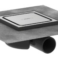 Dušo trapas Hansgrohe RainDrain Spot, 150x150 mm, horizontalus, šlifuotas nerūdijančio plieno