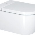 Piekaramais tualetes pods ar bide Duravit tarck f Lite Compact Rimless SensoWash, ar vāku, 378x575 mm, balts HG