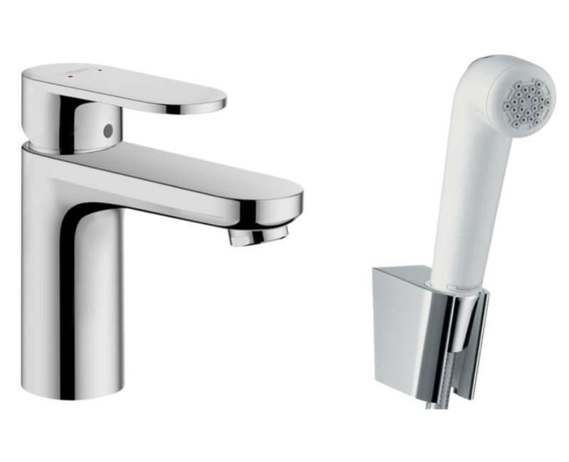 Vonios kriauklės maišytuvas Hansgrohe Vernis Blend su bidė 100, chromas