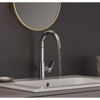 Vannas istabas izlietnes maisītājs Hansgrohe Vernis Blend 200, ar pop-up, paaugstināts, hroms