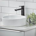 Vonios kriauklės maišytuvas Hansgrohe Vernis Blend 190, matinė juoda