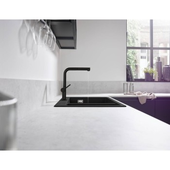 Смеситель для кухонной мойки Hansgrohe Talis M54 270 1jet, с выдвижной головкой, нержавеющая сталь